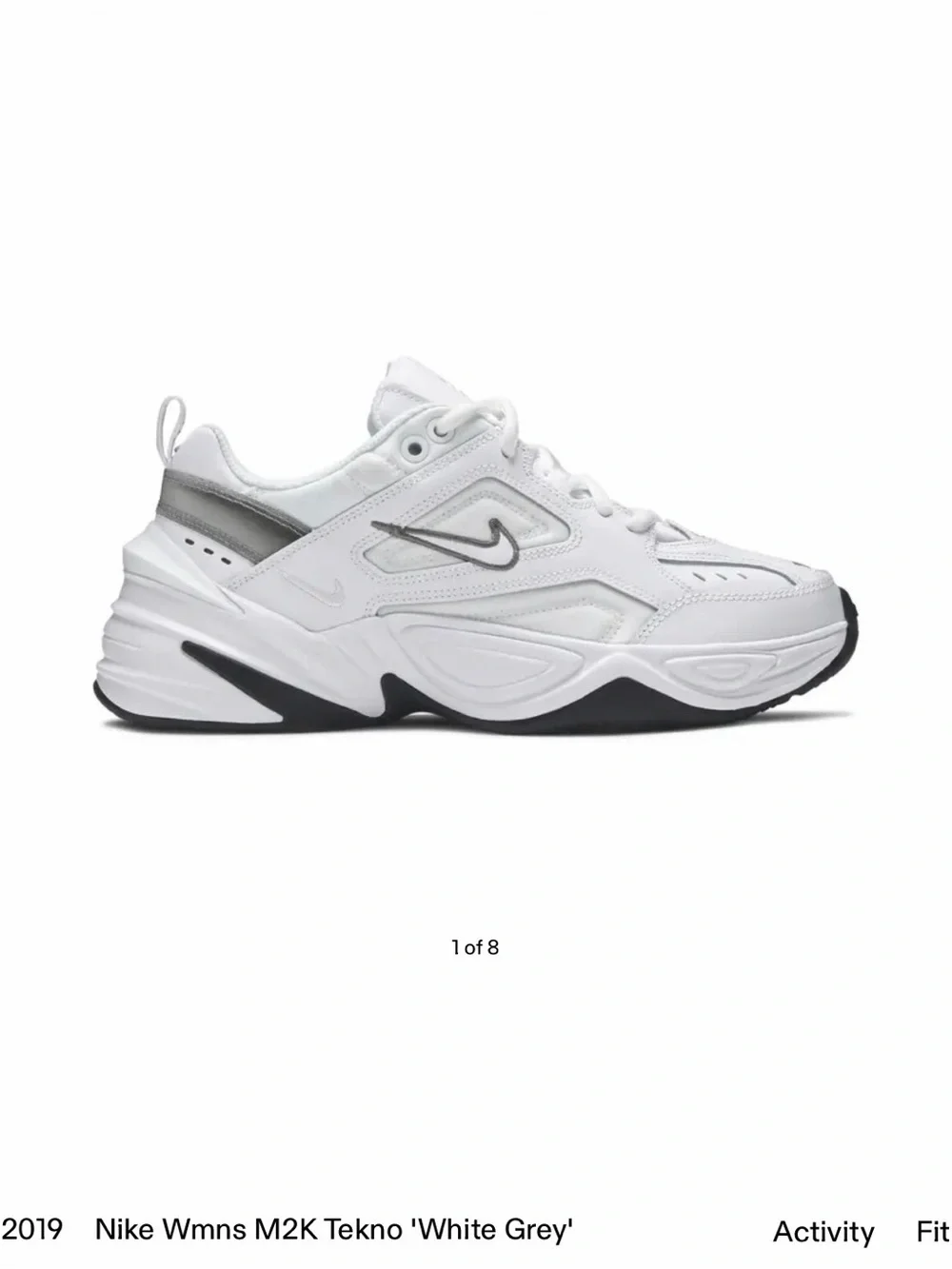 Nike Women’s M2K Tekno Sneakers - White/Grey